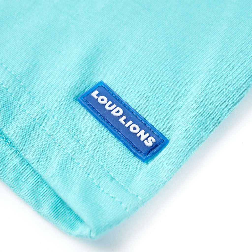 Kids T-Shirt Cotton Aqua 140 Children's Top Kids Clothing Kids Wear Kids' Tops