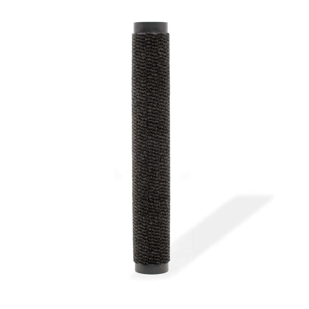 Dust Control Mat Rectangular Tufted Tufted Fabric With A Flexibl Black 90 x 60
