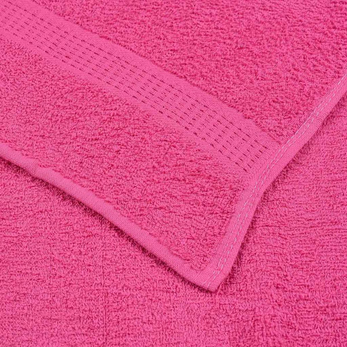 Towel Cotton Pink 30 x 50 cm Bathroom Bath Linen Home Bath Towels & Flannels