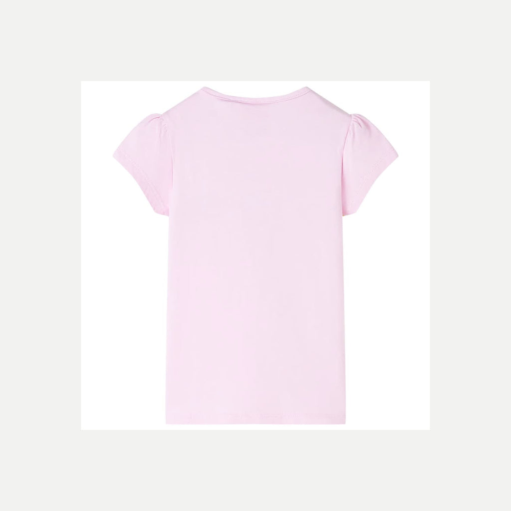 Kids T-Shirt Cotton Light Pink 128 Children's Top Kids Clothing Kids Wear 128