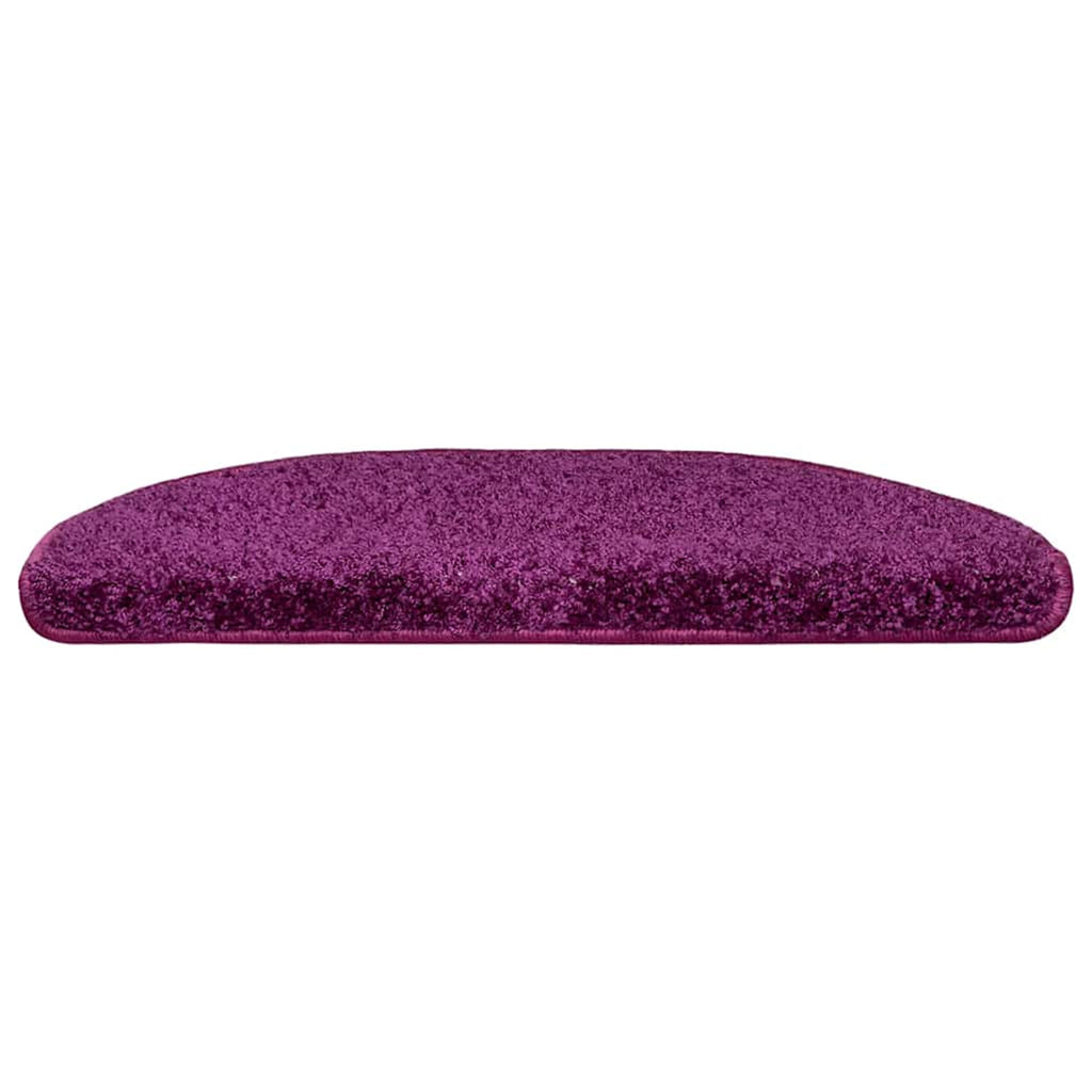Stair Mats Violet Half Round Pp Tufted 65 x 25 x 4 cm Floor Mat Home Non Slip