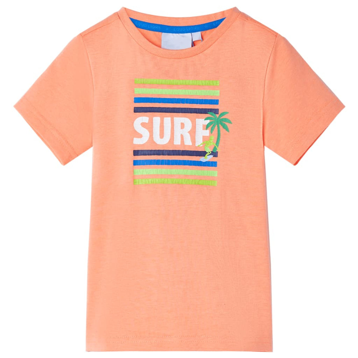 Kids T-Shirt Cotton Neon Orange 128 Children's Top Kids Clothing Variant 3