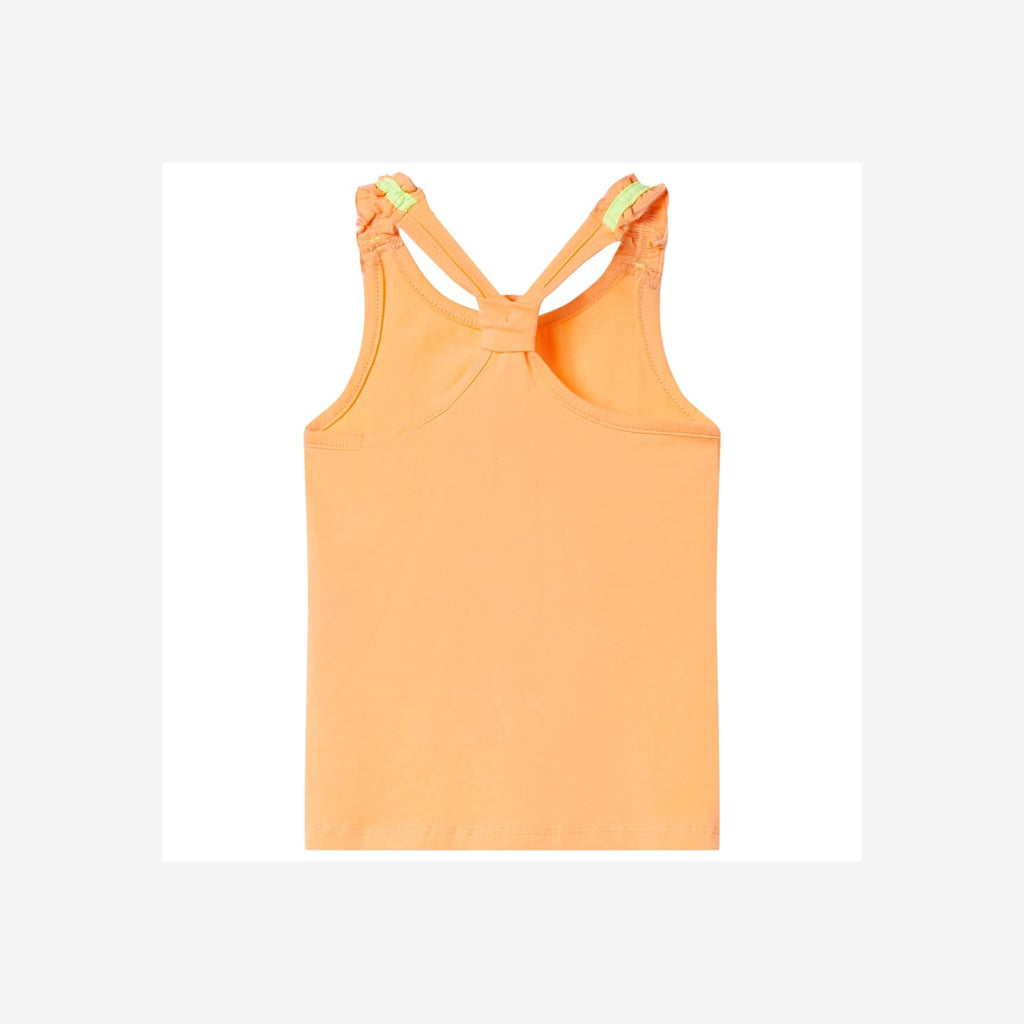 Kids'Tank Top Bright Cotton Bright Orange 104 Kids Clothing Children's Wear