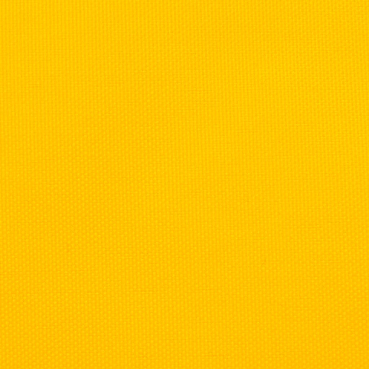 Sunshade Sail Oxford Fabric Yellow Water Resistant UV Resistant 250 x 400 cm