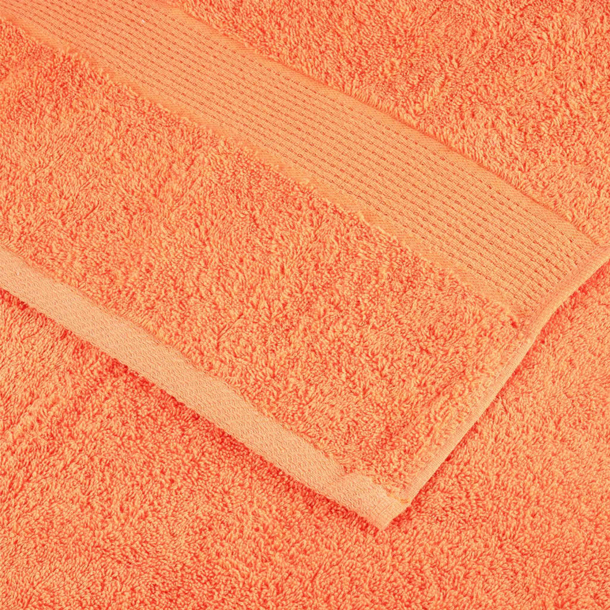 Towel Cotton Orange 140 x 70 cm Bathroom Bath Linen Home Towels 10 pcs Shower