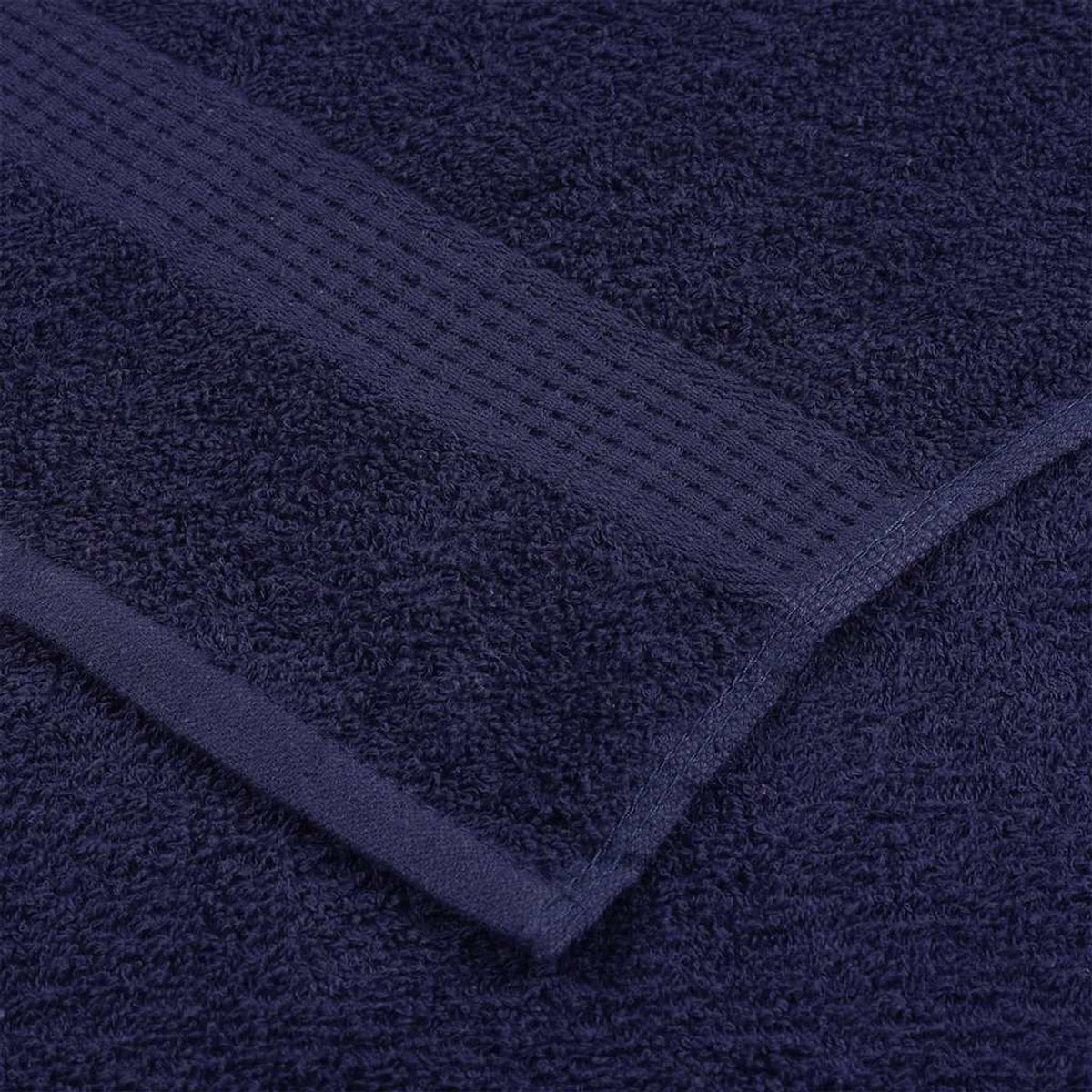 Towel Cotton Navy Blue 30 x 30 cm Bathroom Bath Linen Home Towels 2 pcs Wash
