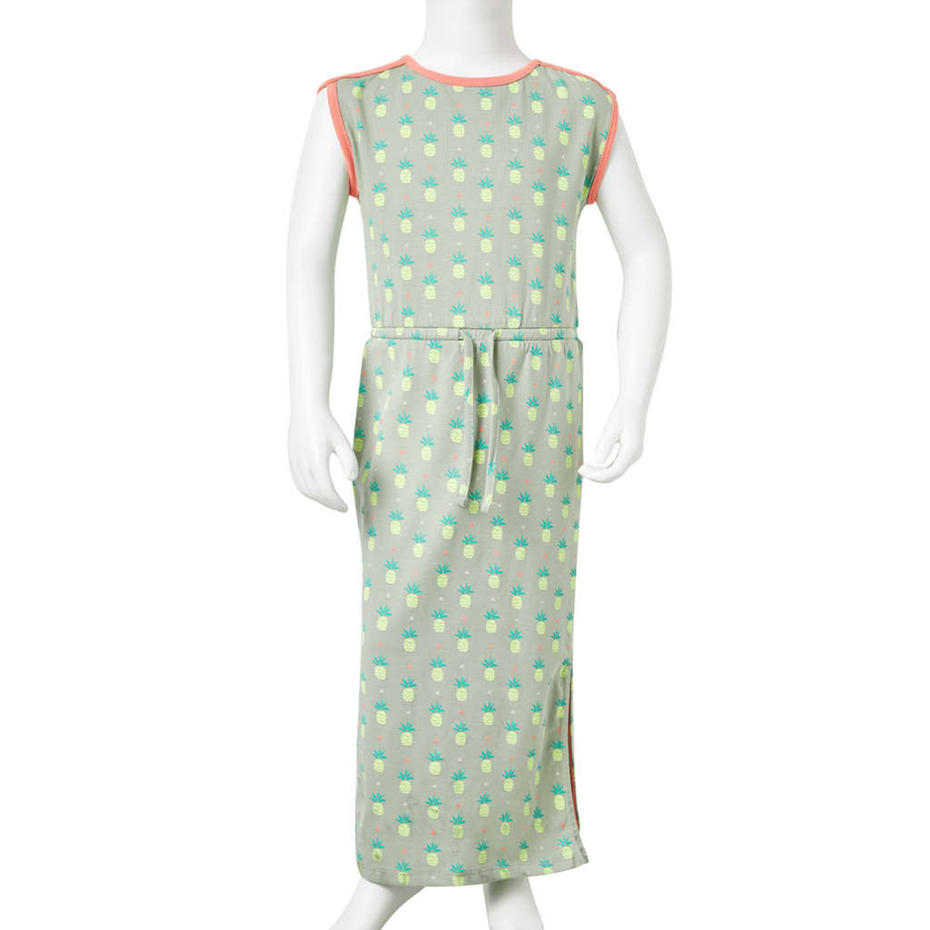 Dress Cotton Old Mint 116 Kids' Dresses Kids' Dresse Kids'Dress 116 (suitable