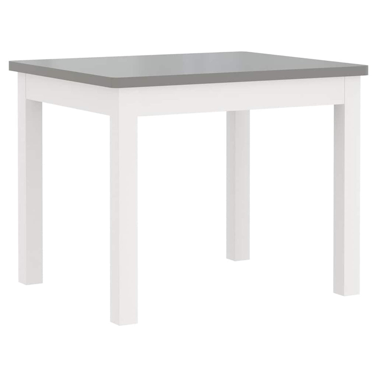 Table Mdf White 60 x 50 x 48 cm Furniture Home Dining Baby Toddler Variant 3