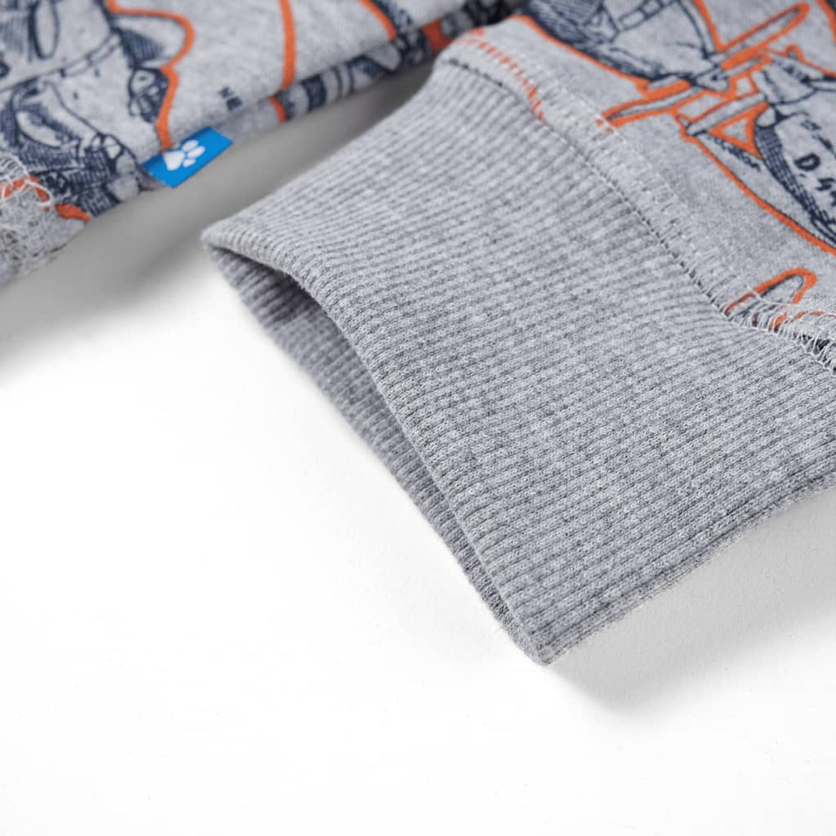 Sweatshirt Cotton Grey Melange 116 Kids Clothing Children's Top Kids Variant 2