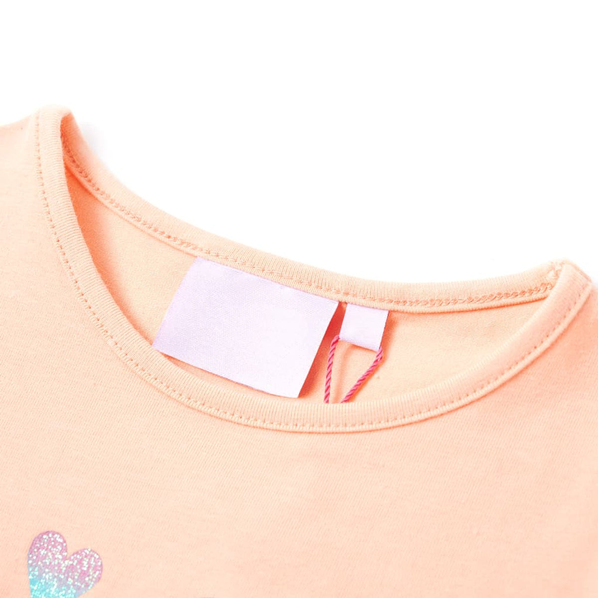 Kids T-Shirt Cotton Light Orange 128 Children's Top Kids Clothing Kids Wear