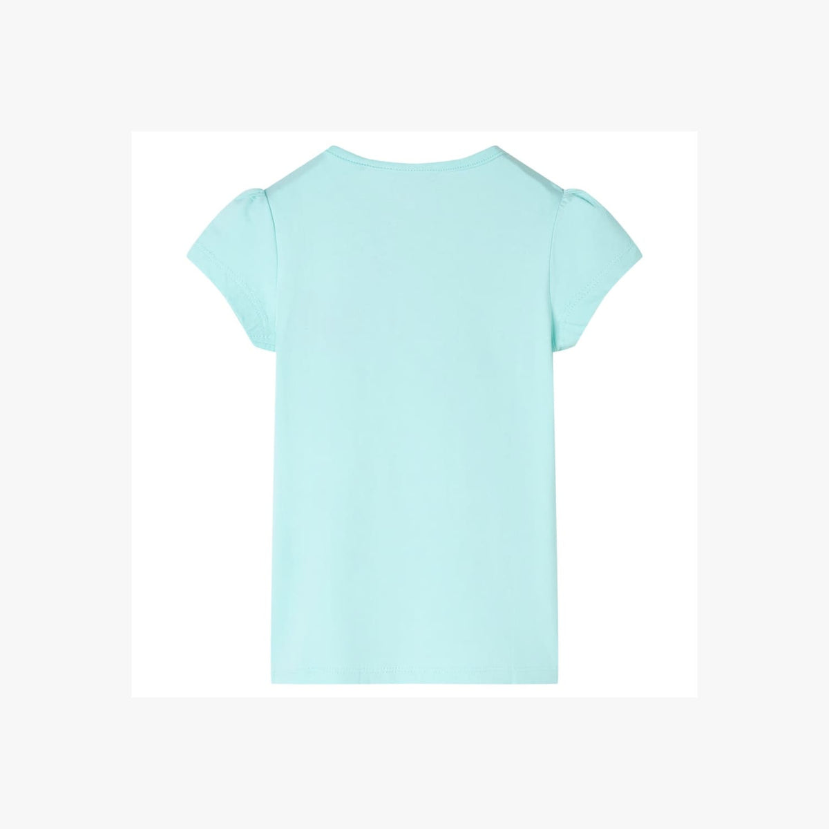 Kids T-Shirt Cotton Light Aqua 128 Children's Top Kids Clothing Kids Variant 4