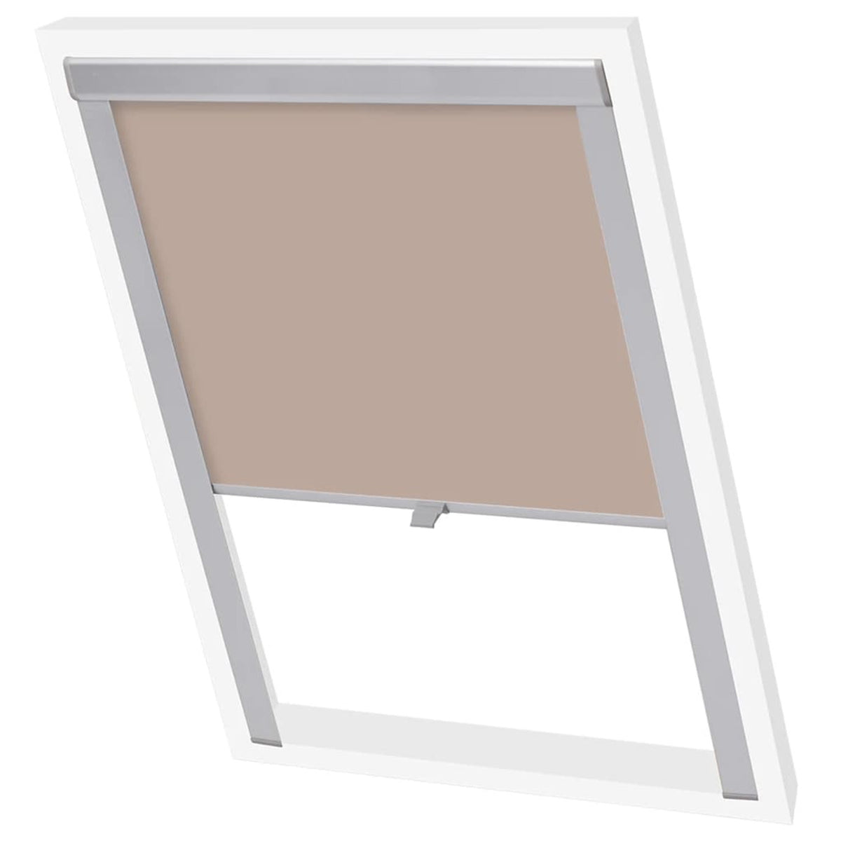 Roller Blind Blackout Fabric Beige 38.3 x 74 cm Window Shade Window Covering
