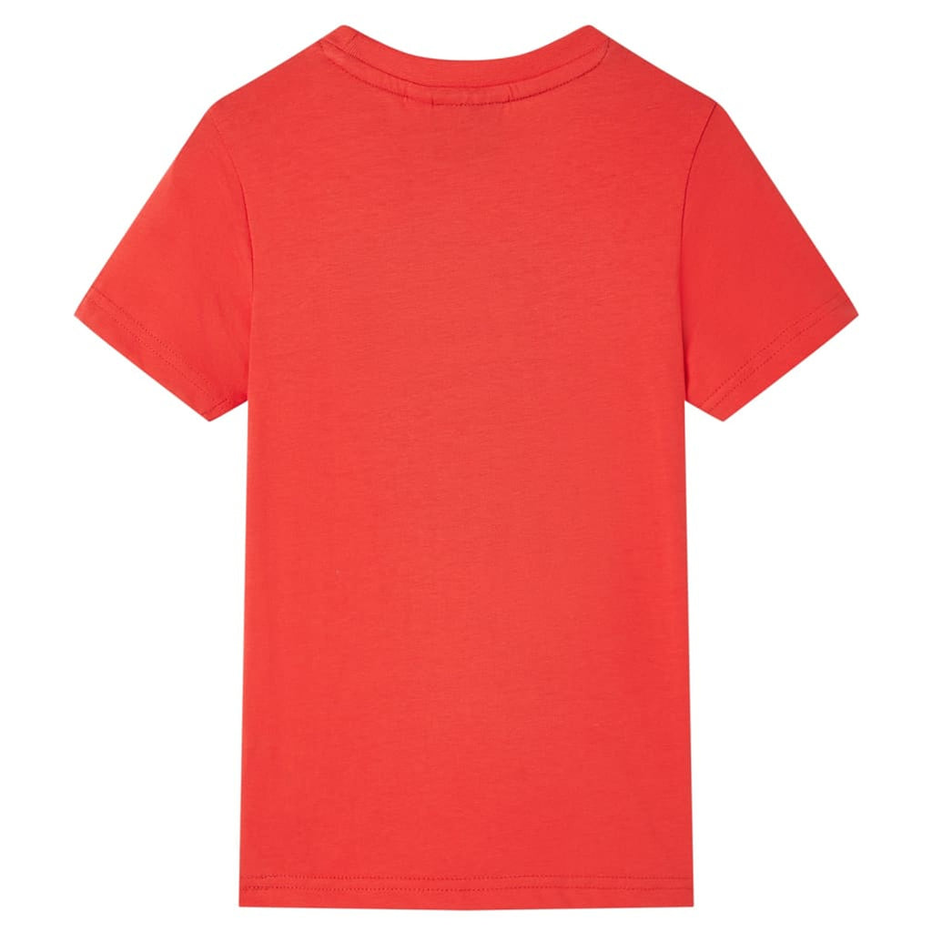 Kids T-Shirt Cotton Red 140 Children's Top Kids Clothing Kids Wear Variant 2