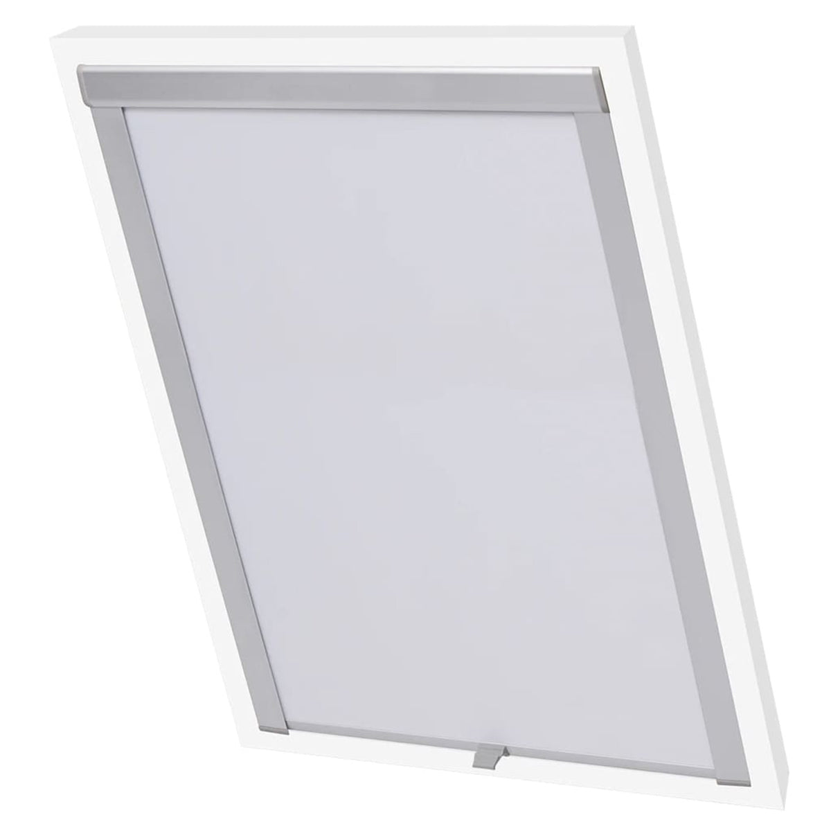 Roller Blind Blackout Fabric White 77.5 x 116 cm Window Shade Window Covering