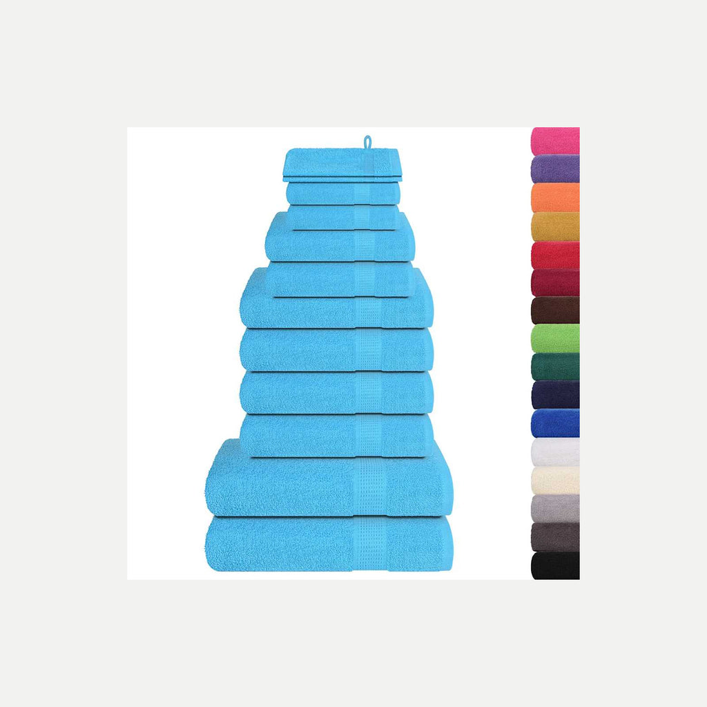 Towel Cotton Turquoise 15 x 21 cm Bathroom Bath Linen Home Bath Towels 12