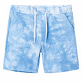 Shorts Cotton Soft Blue 116 Kids' Bottoms Kids' Bottom Kids'Shorts Drawstring