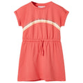 Dress Cotton Coral 104 Kids' Dresses Kids' Dresse Kids'Dress Drawstring 104