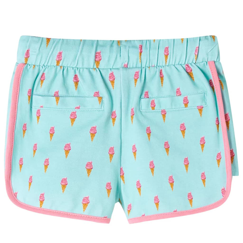 Shorts Cotton Light Mint 104 Kids' Bottoms Kids' Bottom Kids'Shorts Drawstring