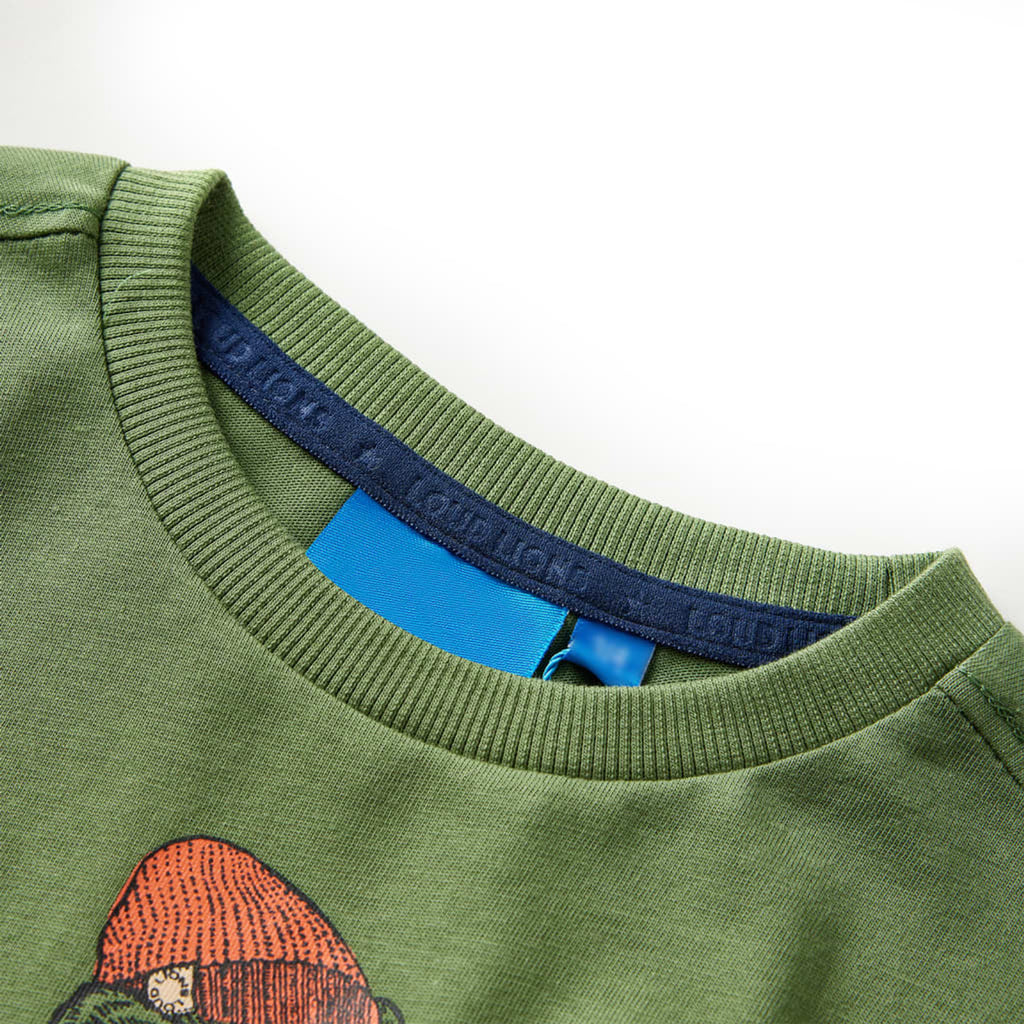 Kids T-Shirt Cotton Light Khaki 128 Children's Top Kids Clothing Variant 4