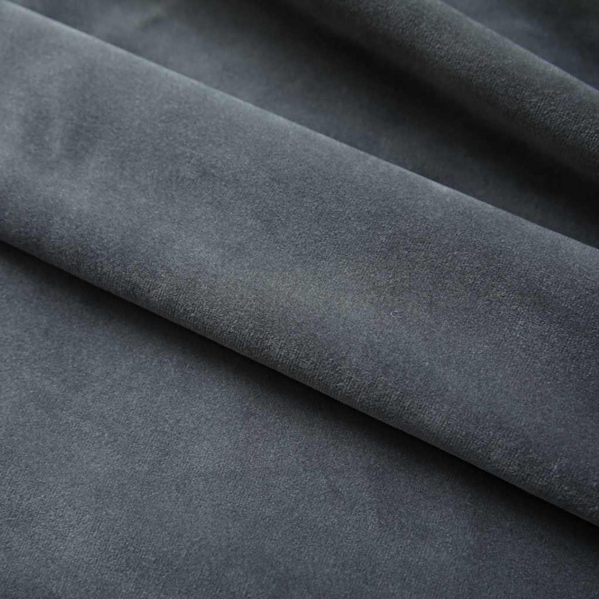 Blackout Curtain Velvet Anthracite 140 x 245 cm Window Dressing Variant 2