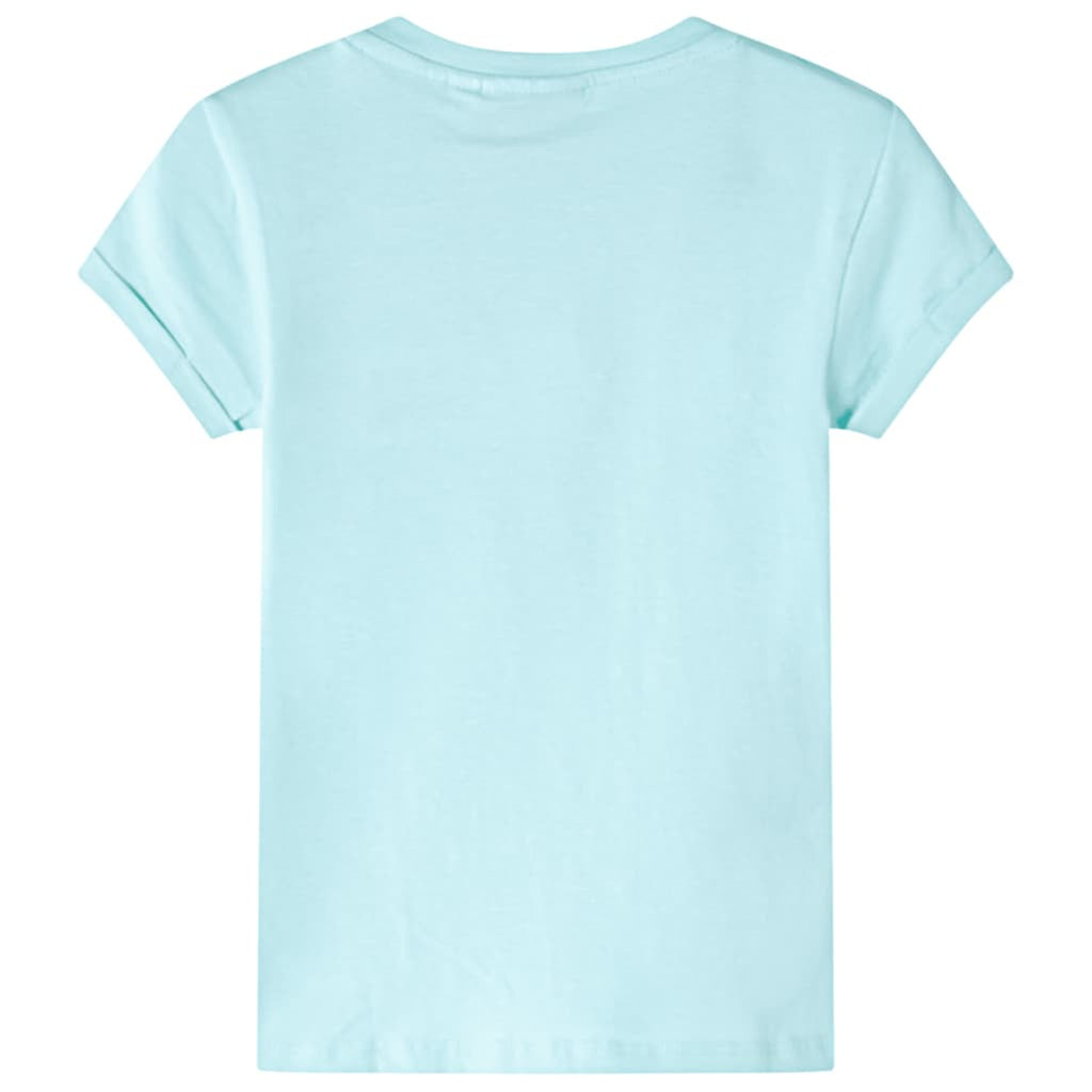 Kids T-Shirt Cotton Light Aqua 116 Children's Top Kids Clothing Kids Variant 4