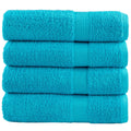 Towel Cotton Turquoise 140 x 70 cm Bathroom Bath Linen Home Towels 4 Variant 2