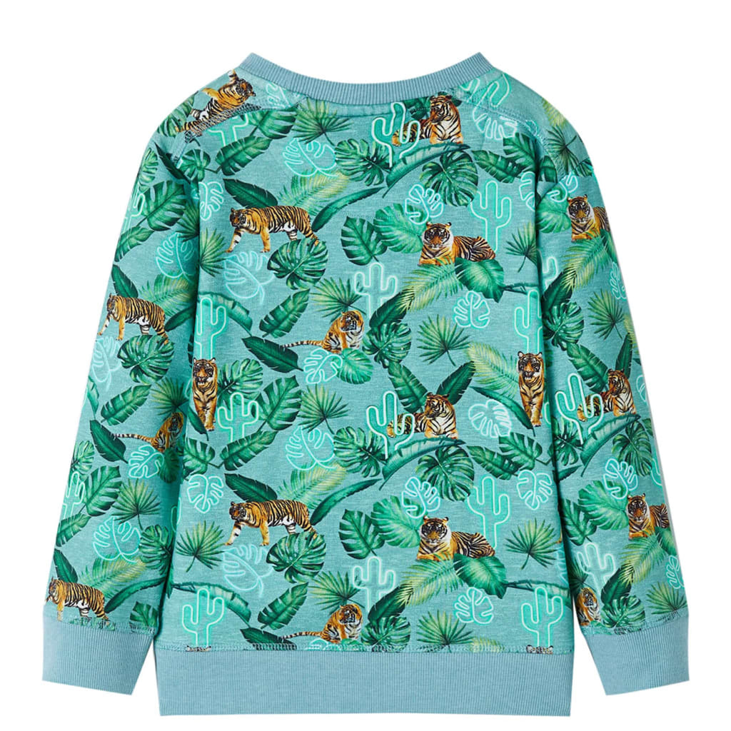 Sweatshirt Cotton Light Green Melange 92 Kids Clothing Children's Top Kids