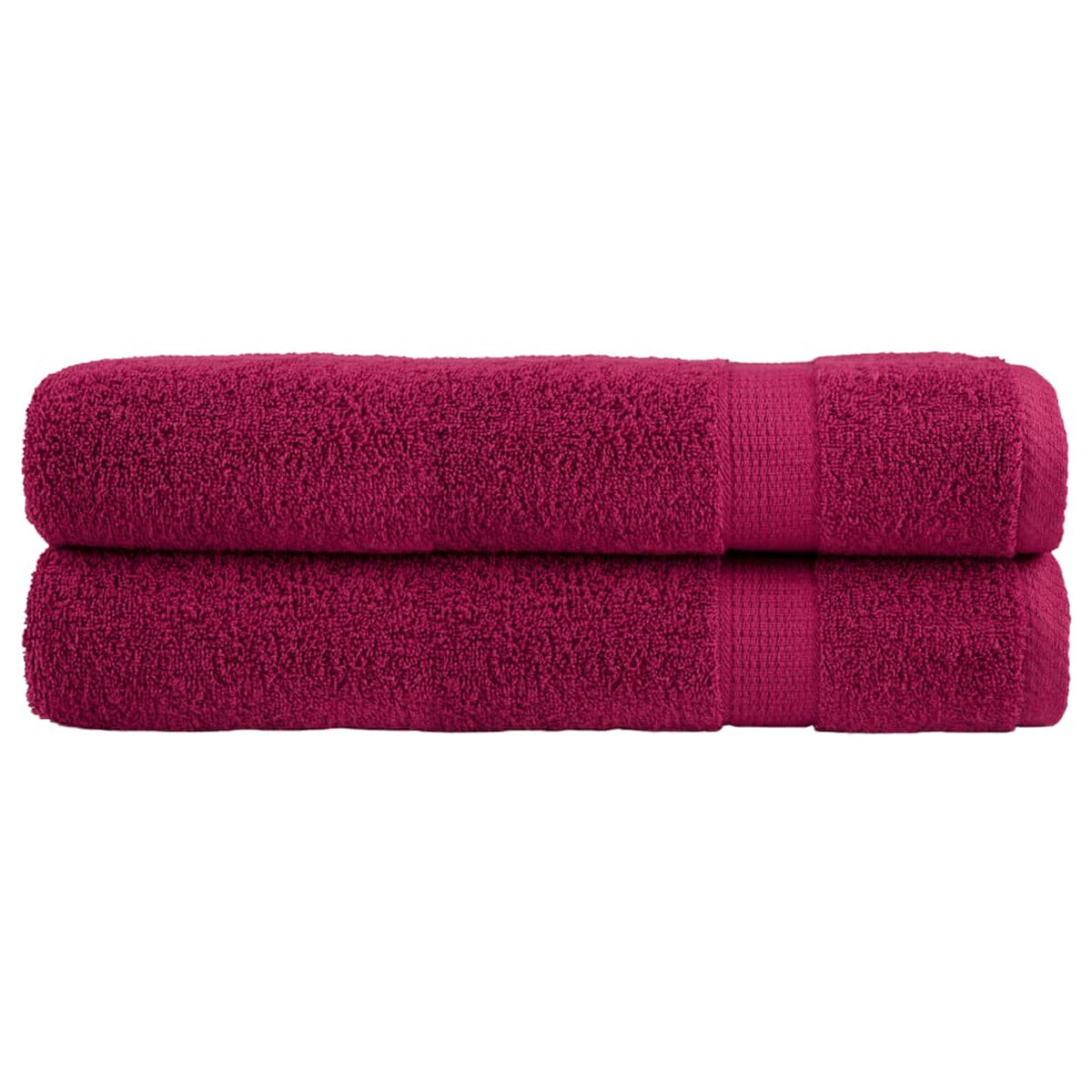 Towel Cotton Bordeaux 200 x 80 cm Bathroom Bath Linen Home Towels 2 Variant 2