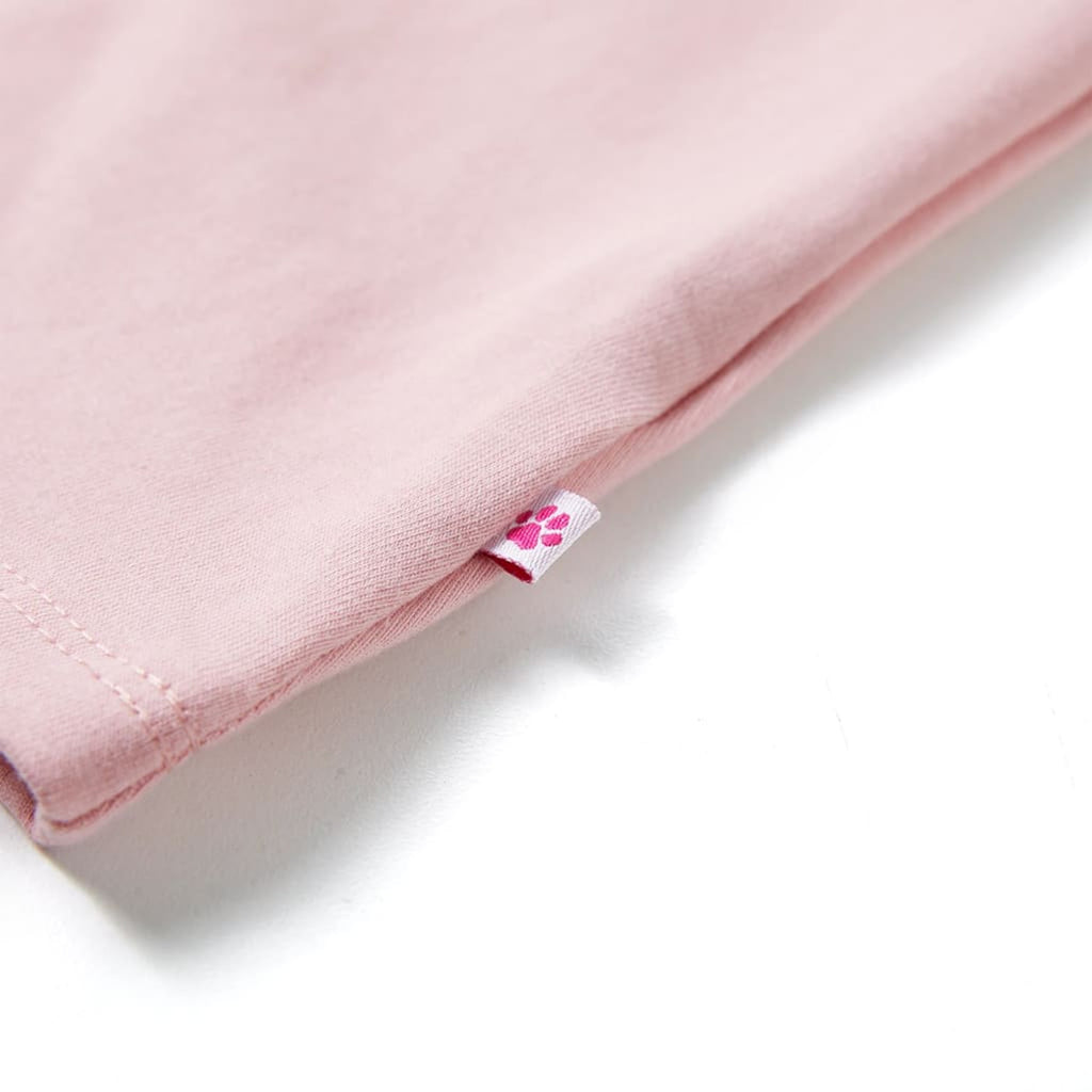 Dress Cotton Light Pink 128 Kids' Dresses Kids' Dresse Kids'Dress Drawstring
