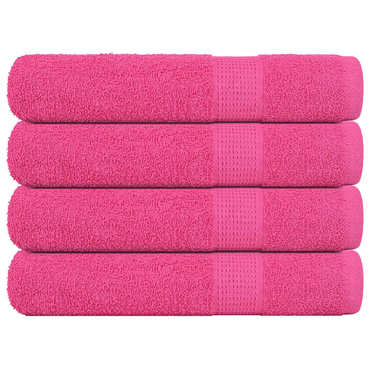 Towel Cotton Pink 200 x 100 cm Bathroom Bath Linen Home Towels 4 pcs FROGN