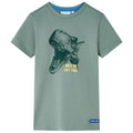Kids T-Shirt Cotton Khaki 104 Children's Top Kids Clothing Kids Wear Kids'