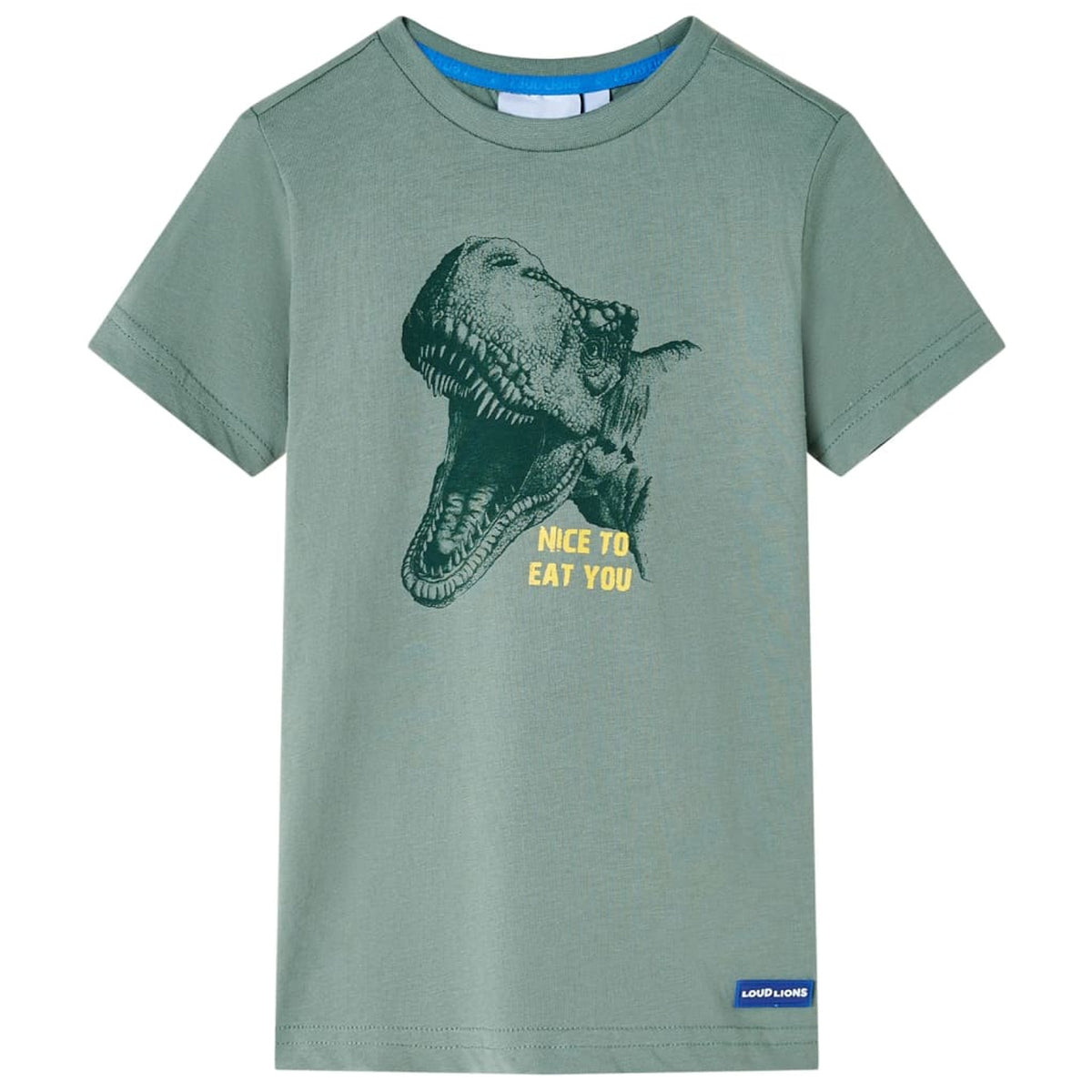 Kids T-Shirt Cotton Khaki 104 Children's Top Kids Clothing Kids Wear Kids'