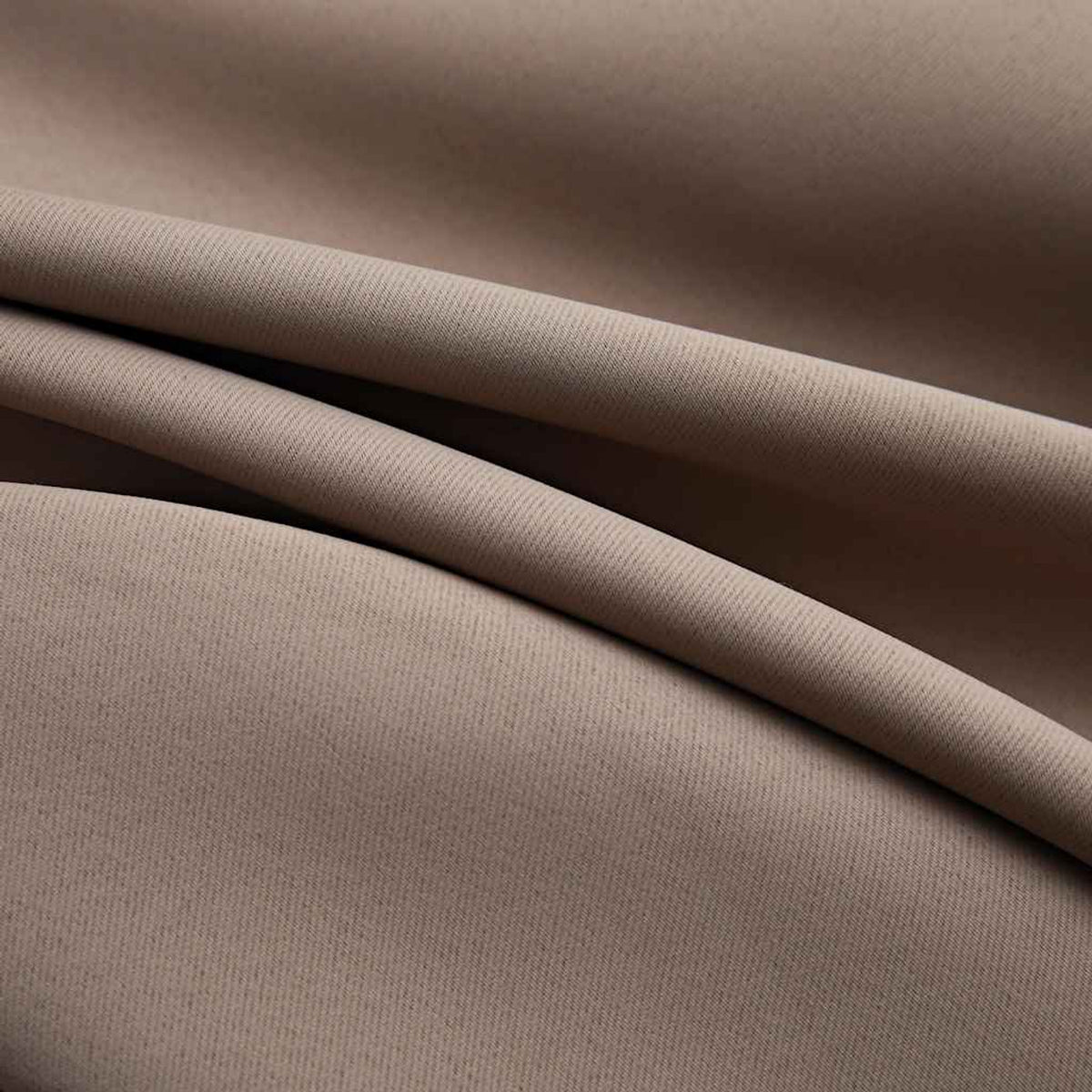 Blackout Curtain Polyester Taupe 140 x 225 cm Window Dressing Home Furnishings