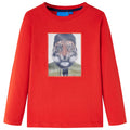 Kids T-Shirt Cotton Red 128 Children's Top Kids Clothing Kids Wear Variant 6