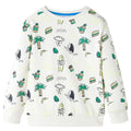 Sweatshirt Cotton Soft Ecru 140 Kids Clothing Children's Top Kids Wear 140