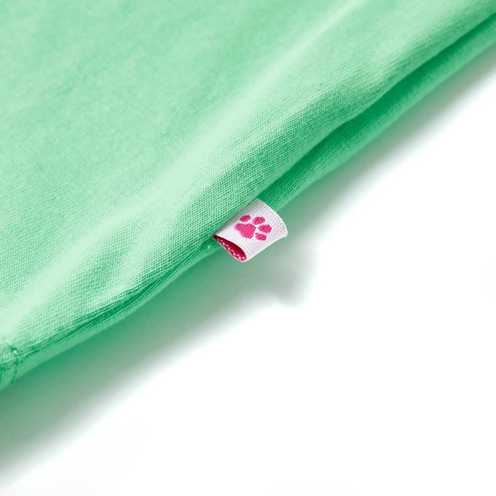 Kids T-Shirt Cotton Light Green 104 Children's Top Kids Clothing Kids Wear 104