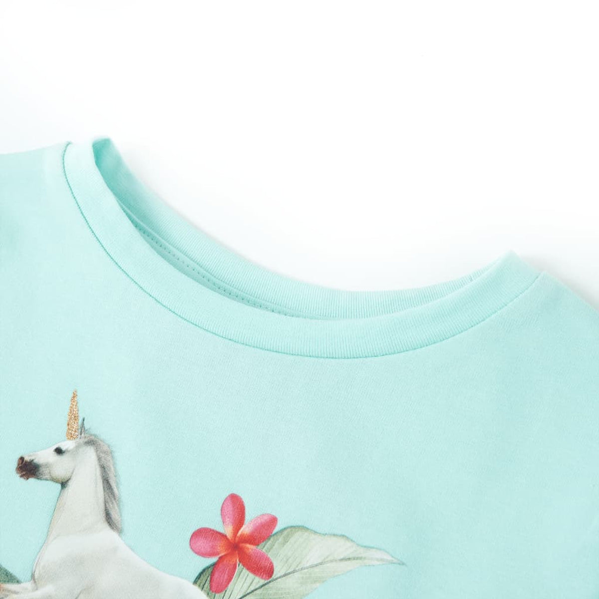 Kids T-Shirt Cotton Light Aqua 116 Children's Top Kids Clothing Kids Wear