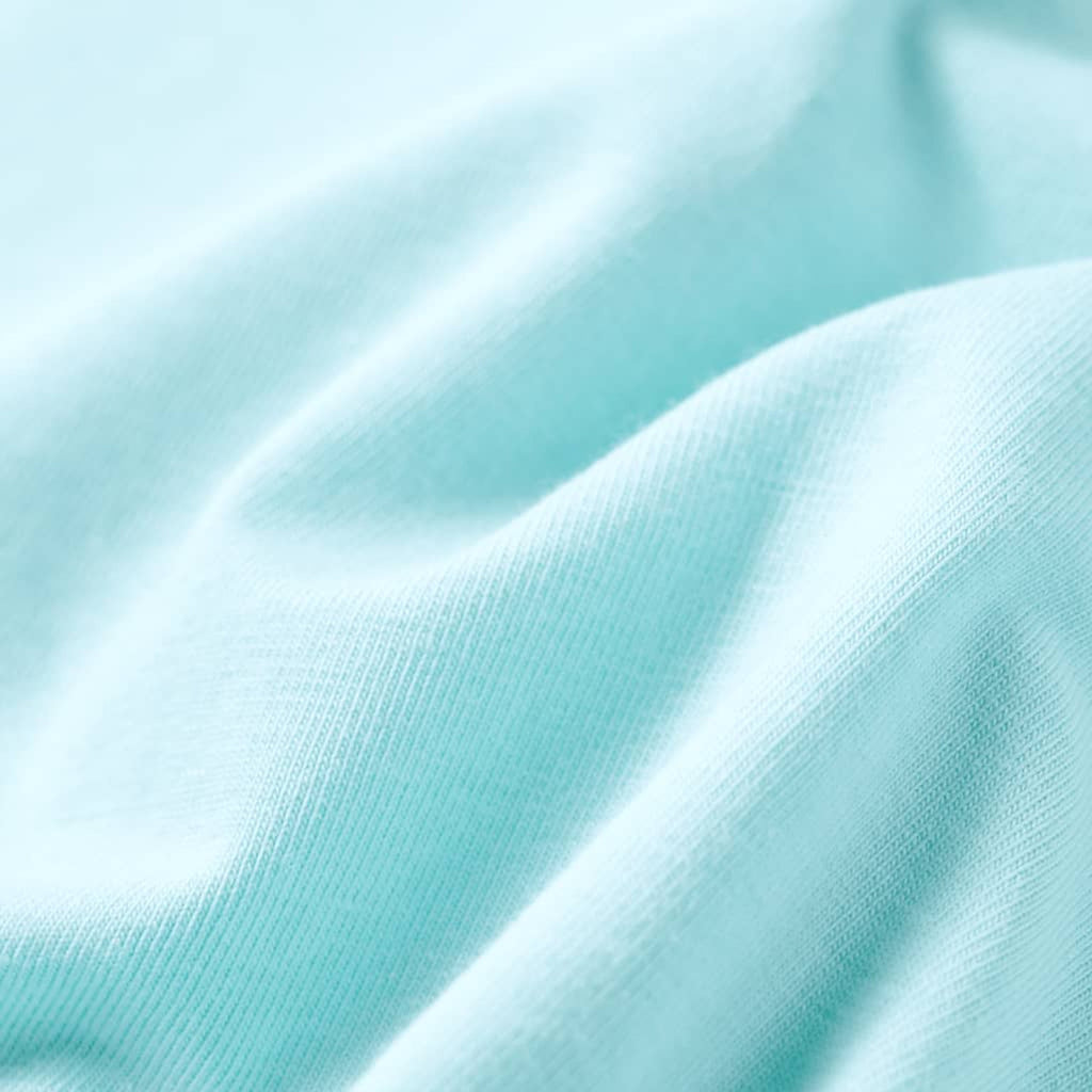 Kids T-Shirt Cotton Light Aqua 128 Children's Top Kids Clothing Kids Variant 5