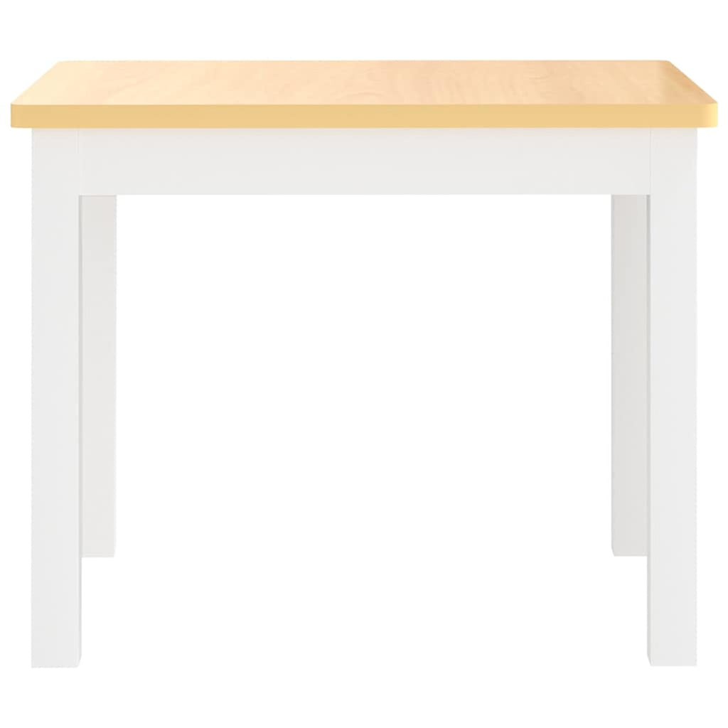 Table Mdf White 60 x 50 x 48 cm Furniture Home Dining Baby Toddler Variant 2