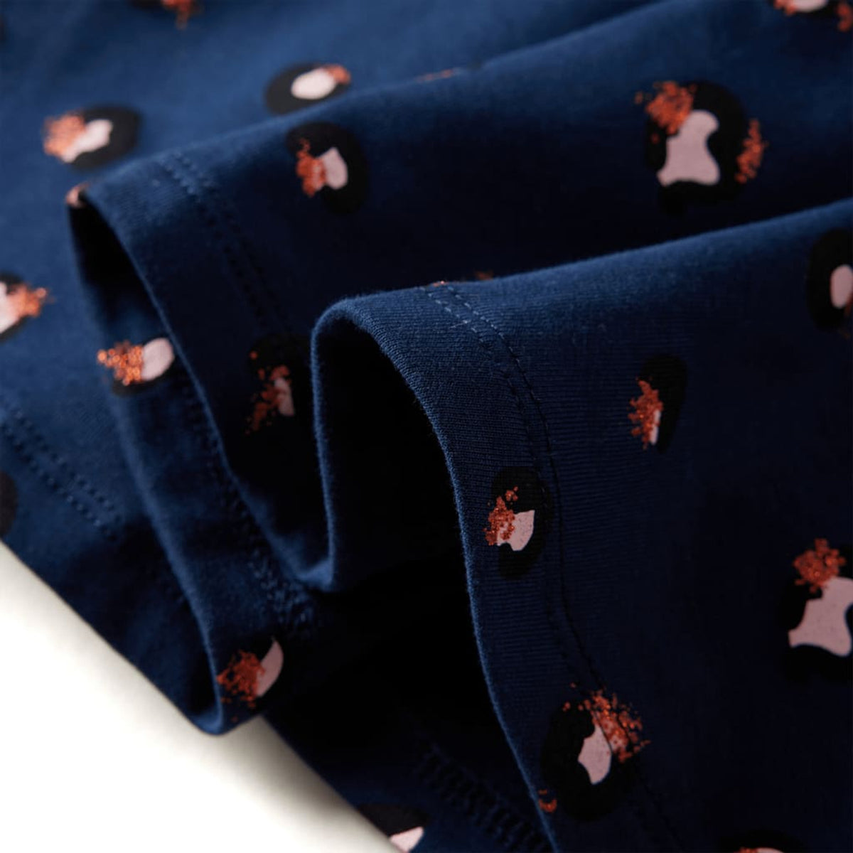 Dress Cotton Navy Blue 140 Kids' Dresses Kids' Dresse Kids'Dress Long 140