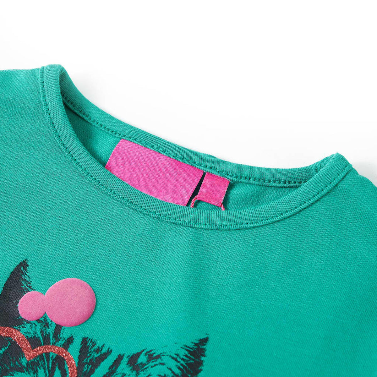 Kids T-Shirt Cotton Bright Green 116 Children's Top Kids Clothing Variant 3