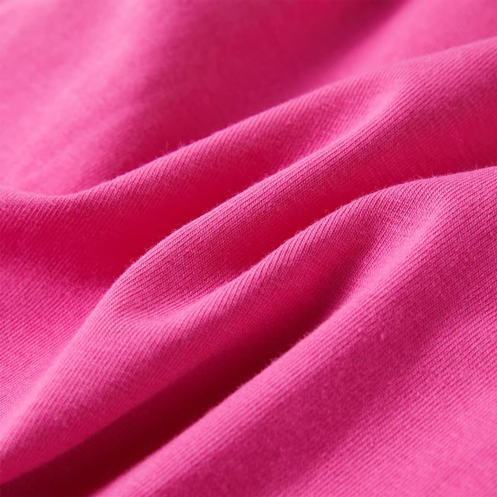 Kids T-Shirt Cotton Dark Pink 104 Children's Top Kids Clothing Kids Wear 104