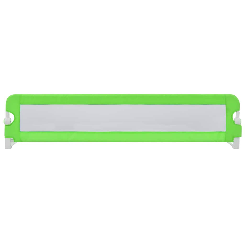 Toddler Safety Bed Rail Polyester Green 180 x 40.5 x 42 cm Child Bed Guard