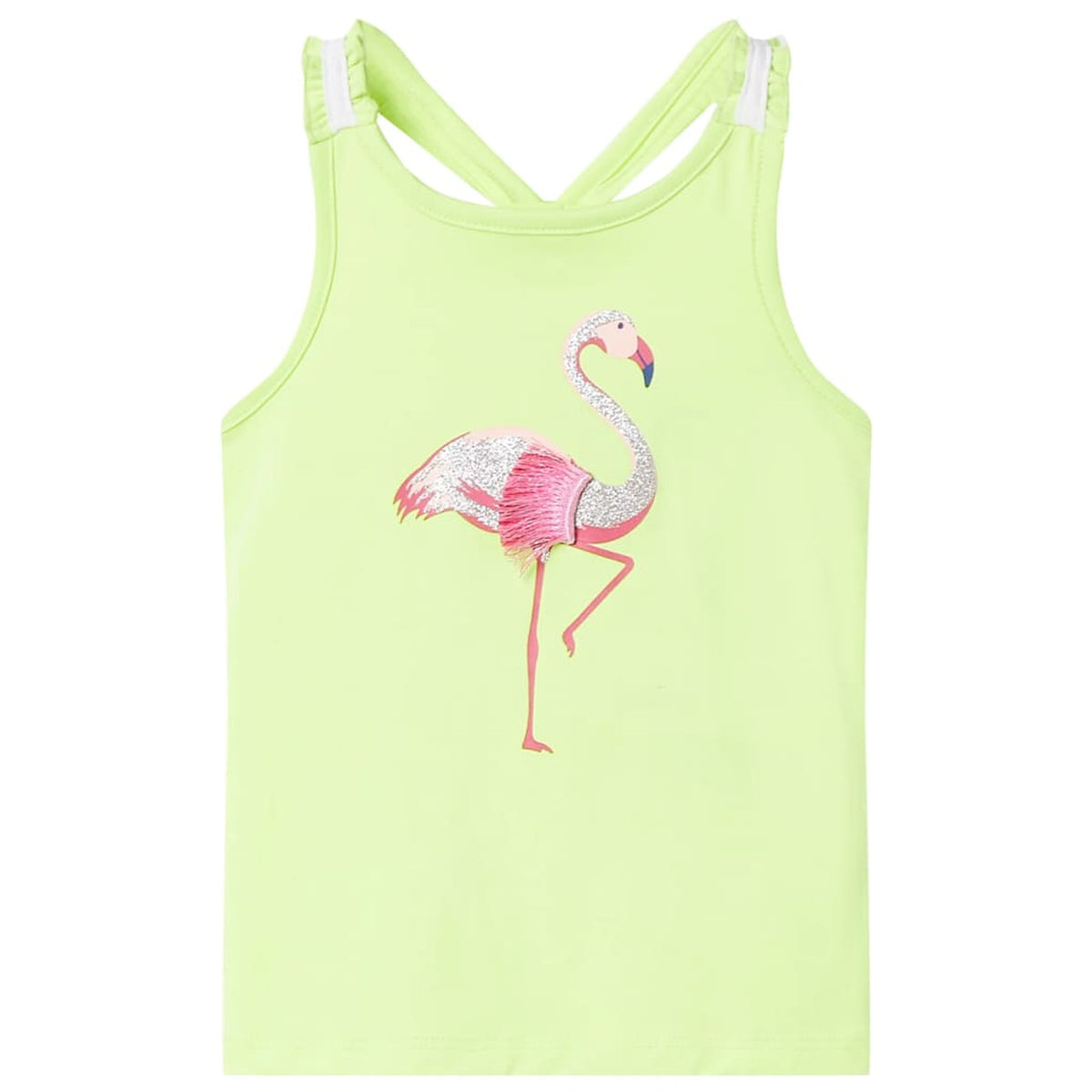 Kids'Tank Top Neon Cotton Neon Yellow 128 Kids Clothing Children's Wear 128