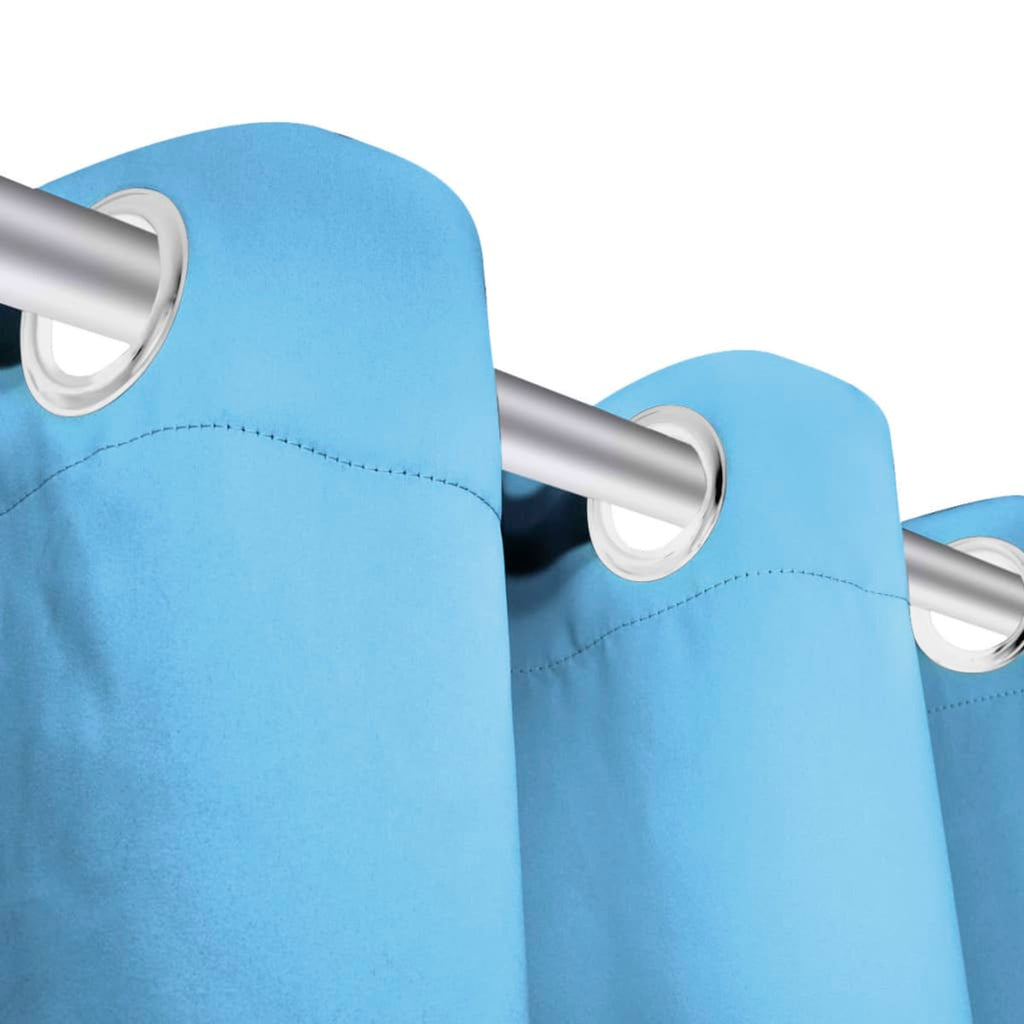 Blackout Curtain Turquoise 270 x 245 cm Window Dressing Home Furnishings