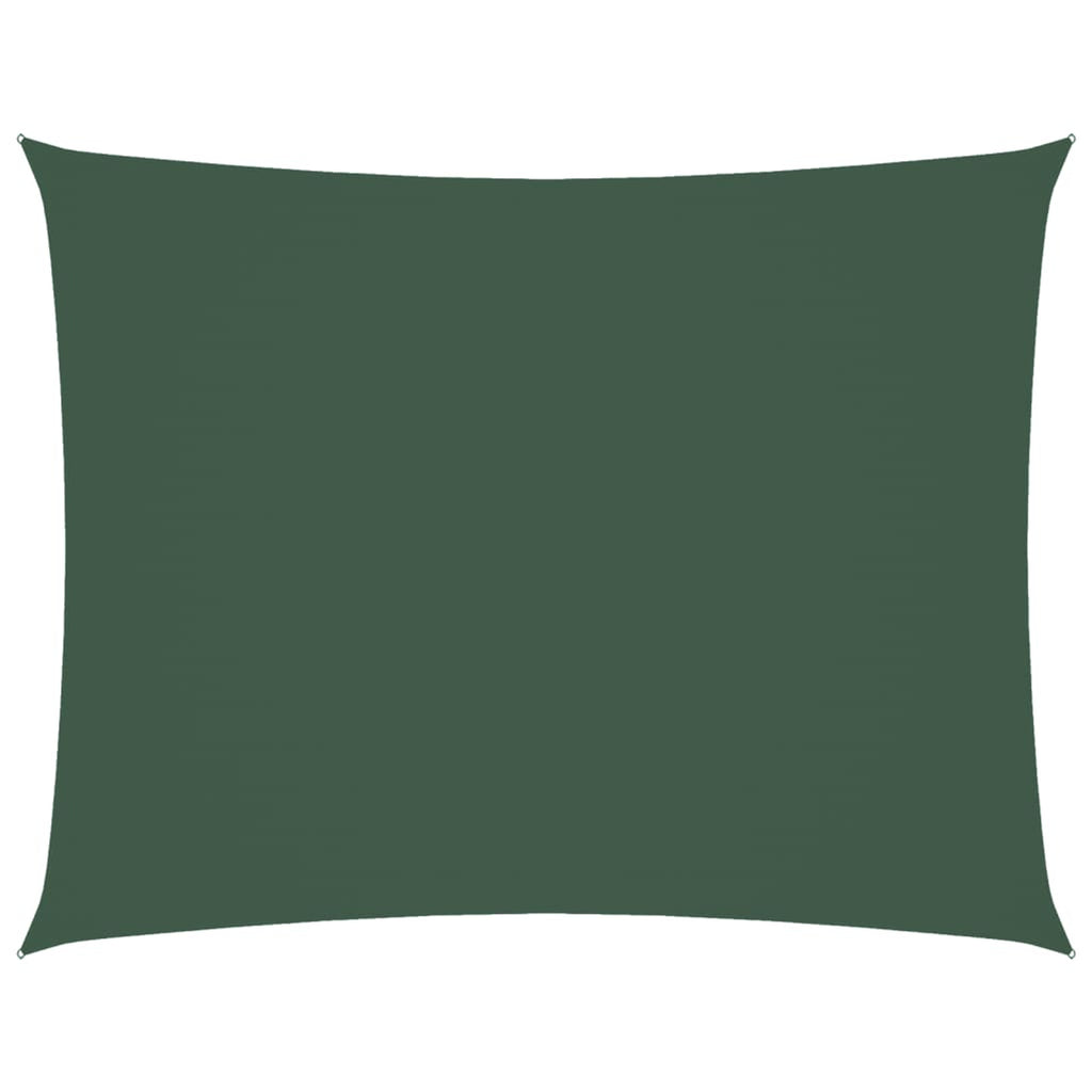 Sunshade Sail Oxford Fabric Dark Green Water Resistant UV Resistant 300 x 600
