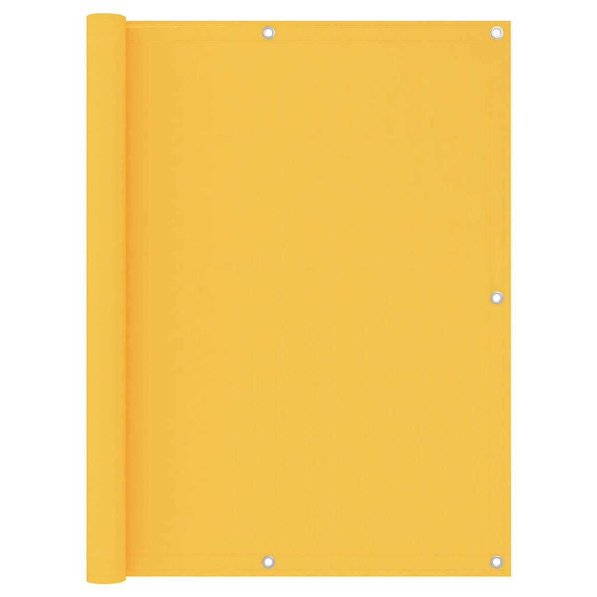 Balcony Screen Oxford Fabric Yellow Waterproof UV Resistant 120 x 400 cm