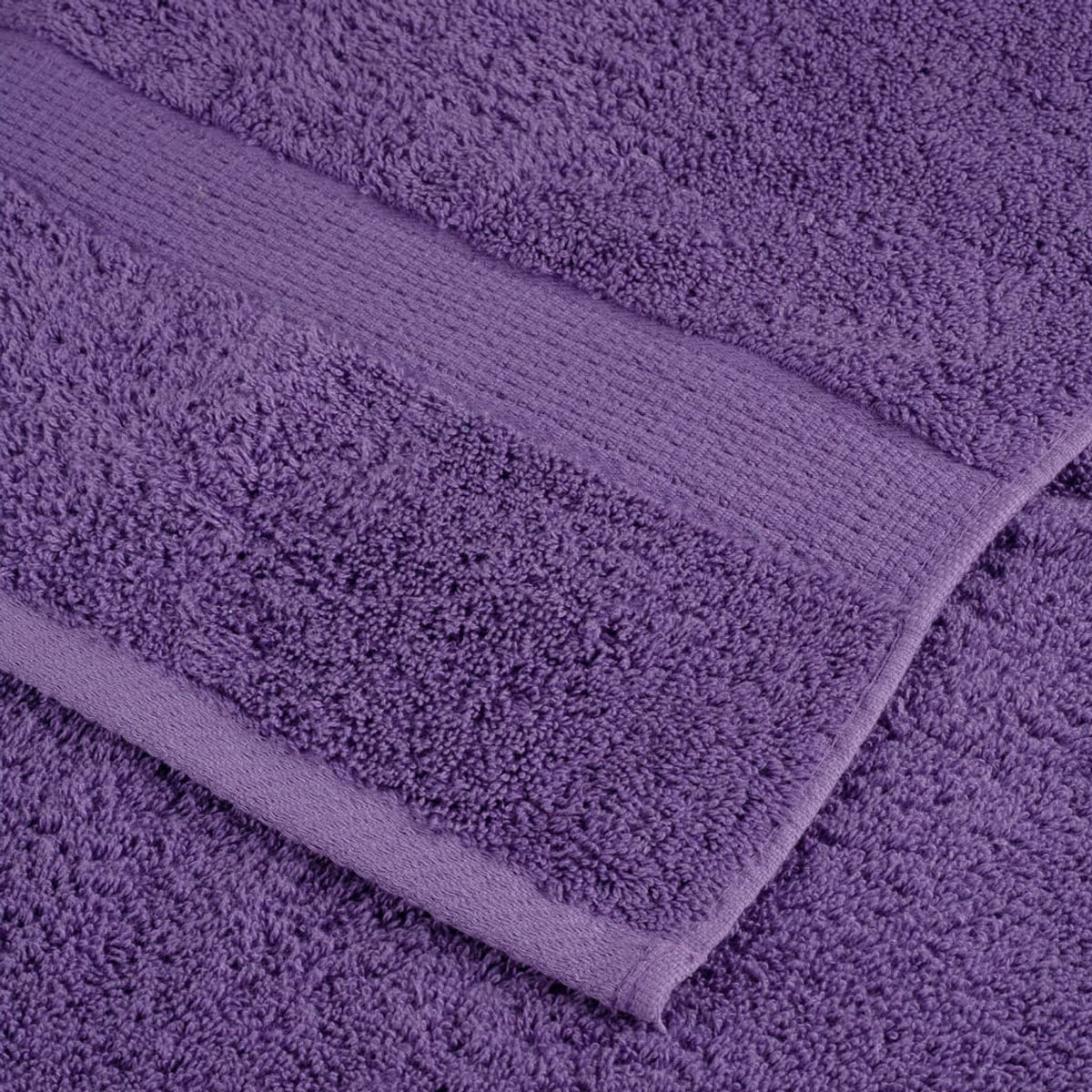 Towel Cotton Purple 140 x 70 cm Bathroom Bath Linen Home Towels 4 Variant 2