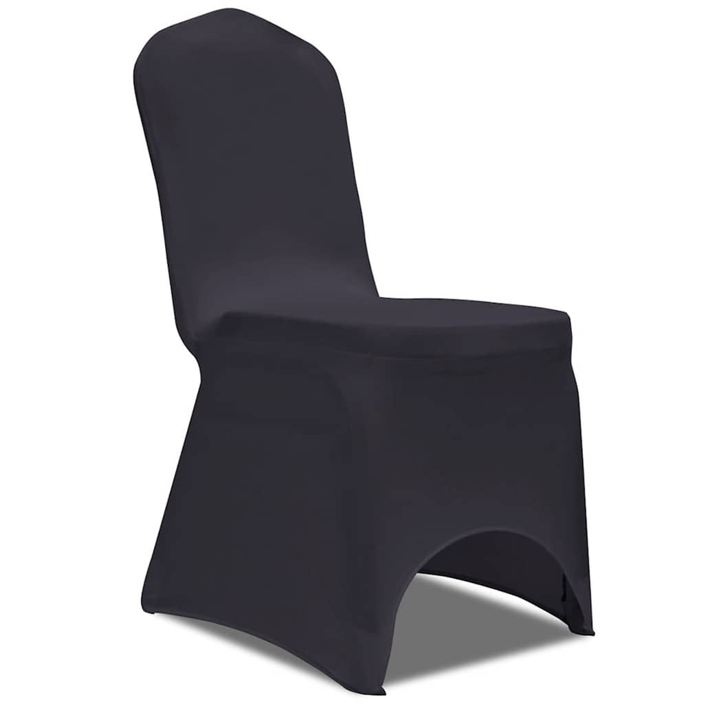 Chair Anthracite 48 x 46 x 100 cm Seating Furniture Home Slipcovers Slipcover