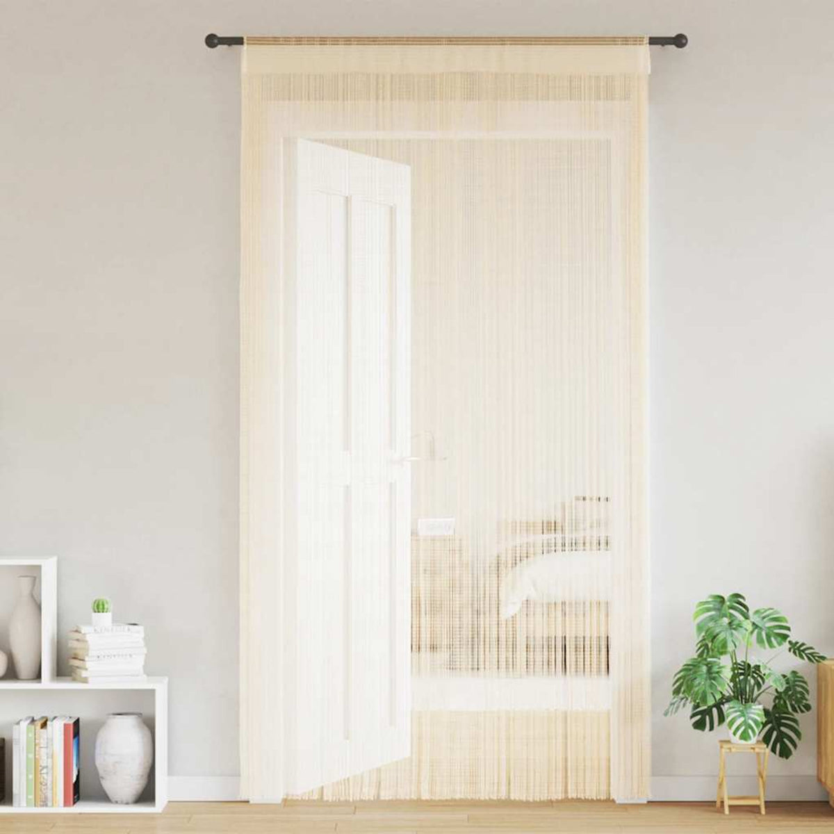 Curtain Fabric Cream 140 x 250 cm Window Dressing Home Furnishings Curtains